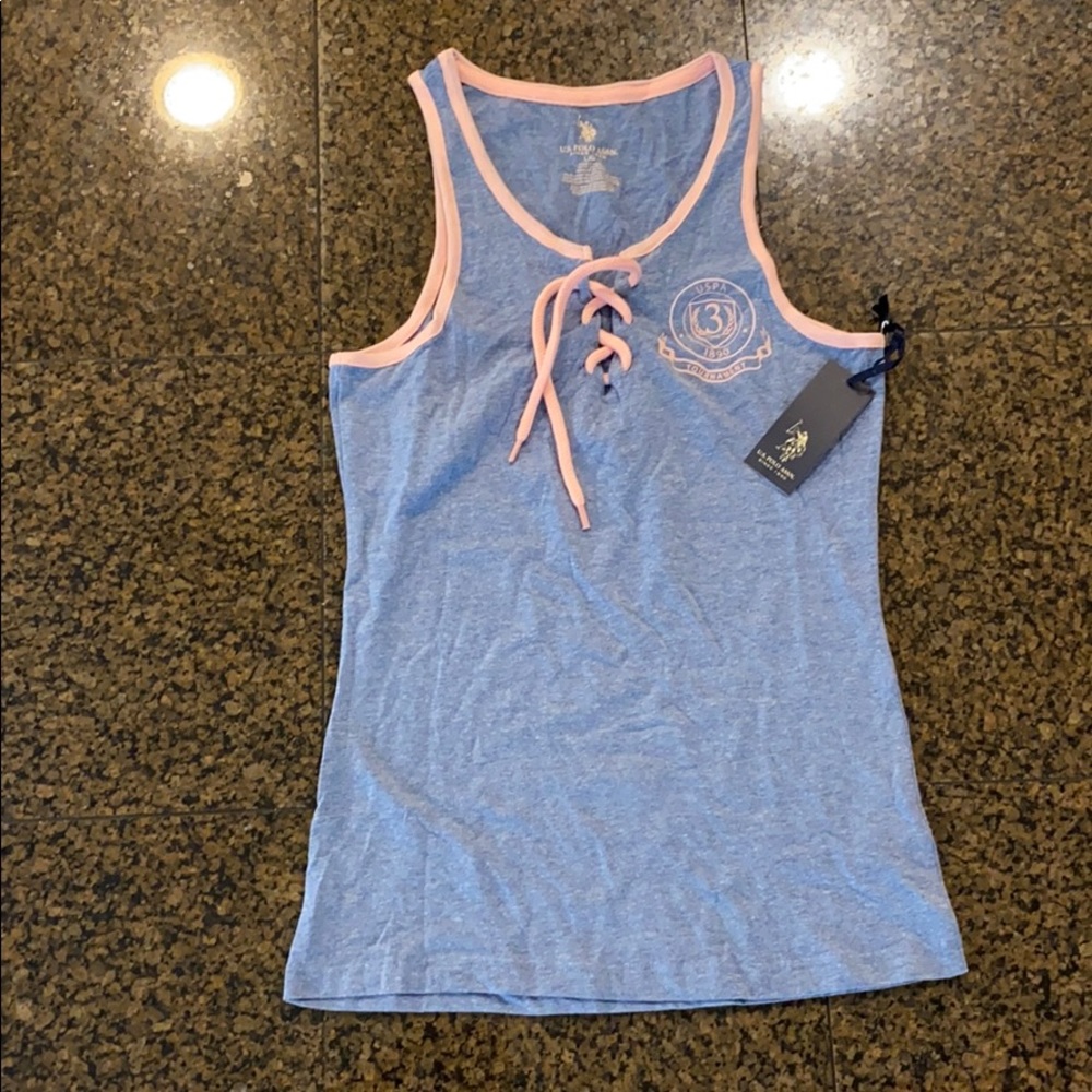 THREE TANKS Women’s Polo Assn. Tanks Size Large